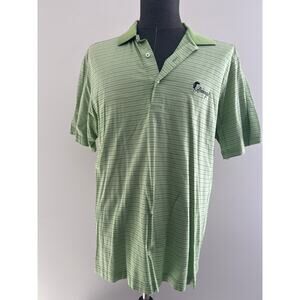 Fairway & Greene Abenaqui Country Club Rye, NH Golf Polo Shirt Green Medium JJ